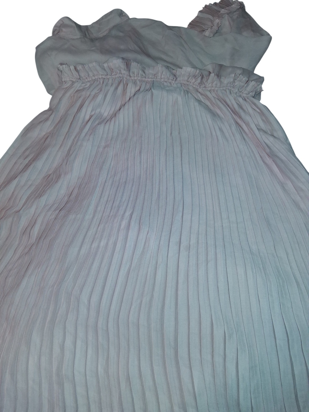 Boohoo Light Pink Pleated Midi Dress - Picture 2 of 3